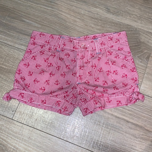 US Polo Assn red striped nautical anchor shorts - Picture 1 of 4